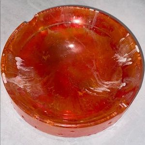 Orange and white AshTray!